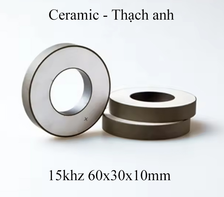 Thạch anh thanh rung siêu âm 15khz 60x30x10mm Ultrasonic Transducer Sensors Piezoelectric