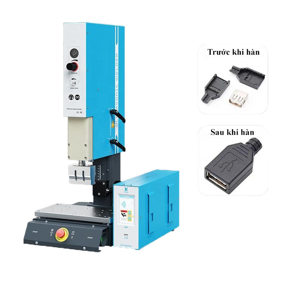 Máy hàn siêu âm công nghiệp 28khz 1200w hàn linh kiện điện tử chính xác